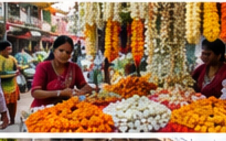 Neighbourhood shopkeeper serving customers in a West Delhi market
